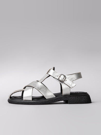 Women's leather sandals