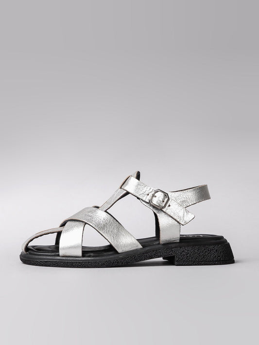Women's leather sandals