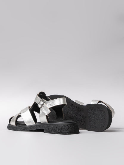 Women's leather sandals