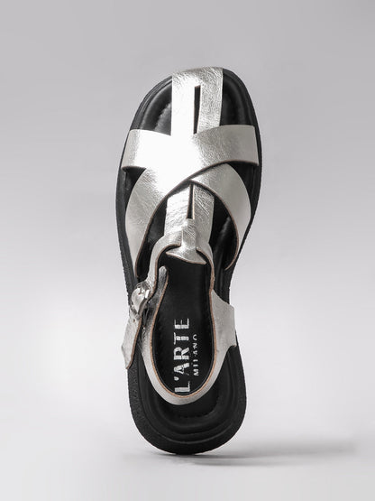 Women's leather sandals