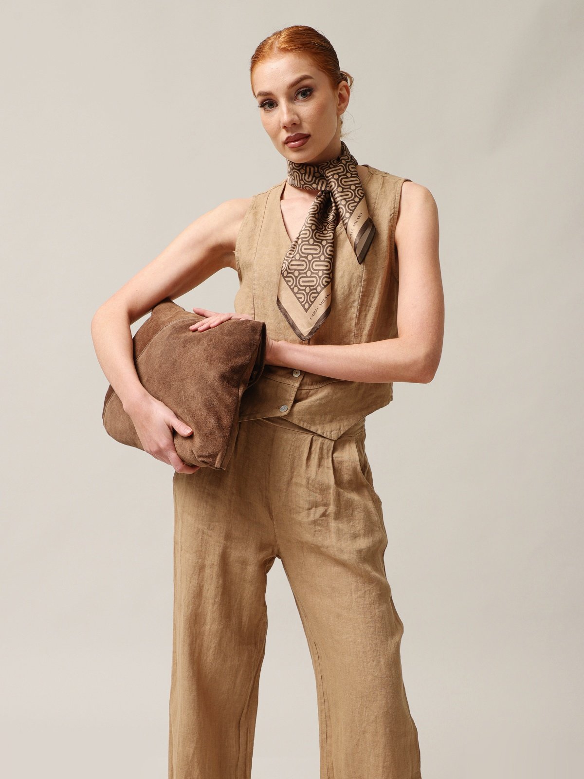Women's trousers, Capsule Collection, 100% linen
