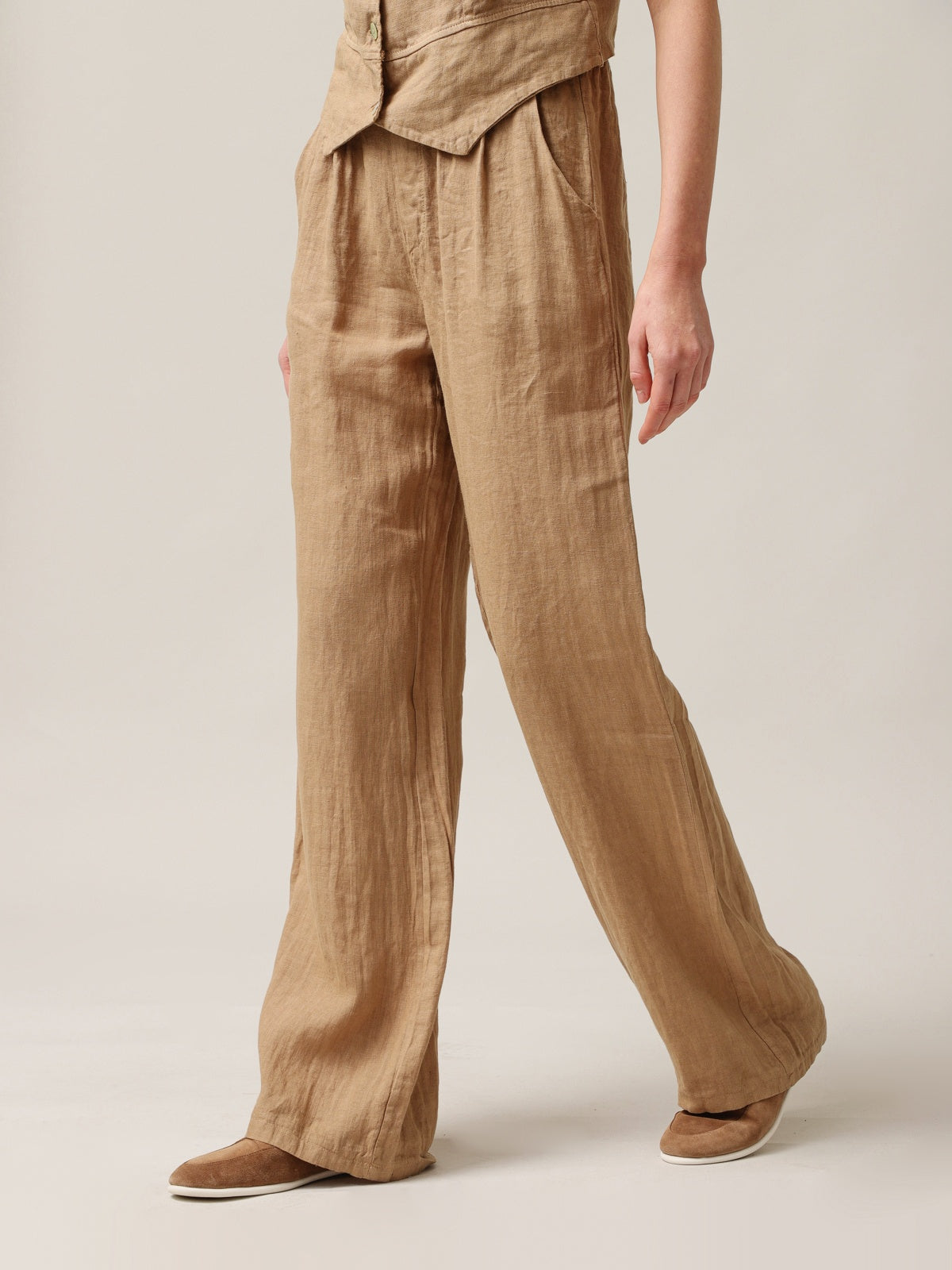 Women's trousers, Capsule Collection, 100% linen