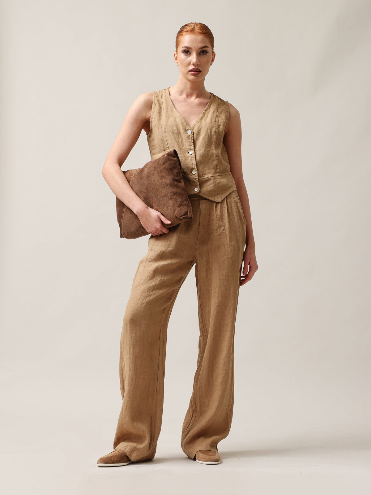 Women's trousers, Capsule Collection, 100% linen