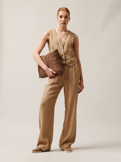 Women's trousers, Capsule Collection, 100% linen