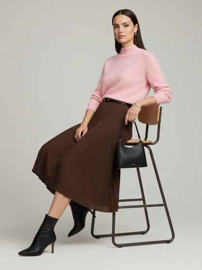 Women's sweater with alpaca baby wool