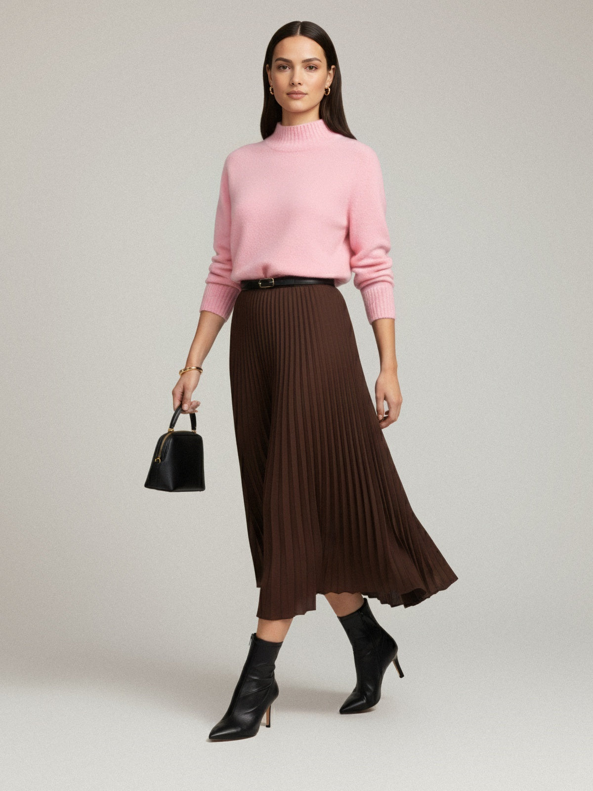 Women's sweater with alpaca baby wool