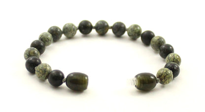 Lace Stone Gemstone Knotted Green Anklet Bracelet