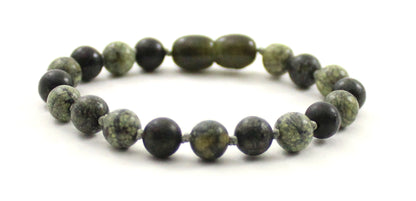 Lace Stone Gemstone Knotted Green Anklet Bracelet