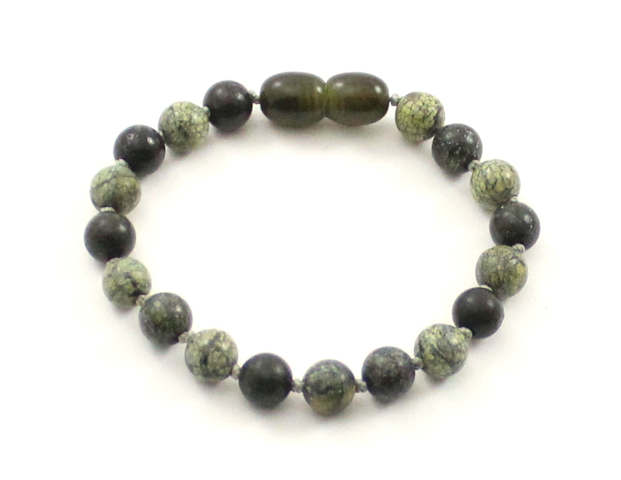 Lace Stone Gemstone Knotted Green Anklet Bracelet