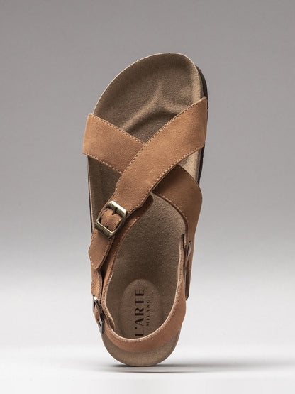 Women's leather sandals