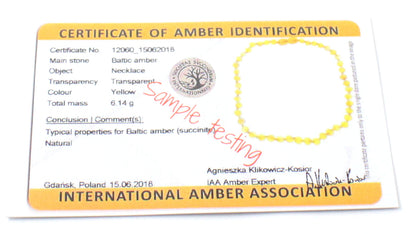 Amber Modern Rainbow Raw Baby Necklace