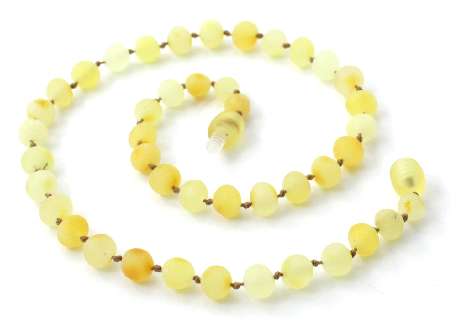 Amber Baltic Raw Milky Kids Necklace